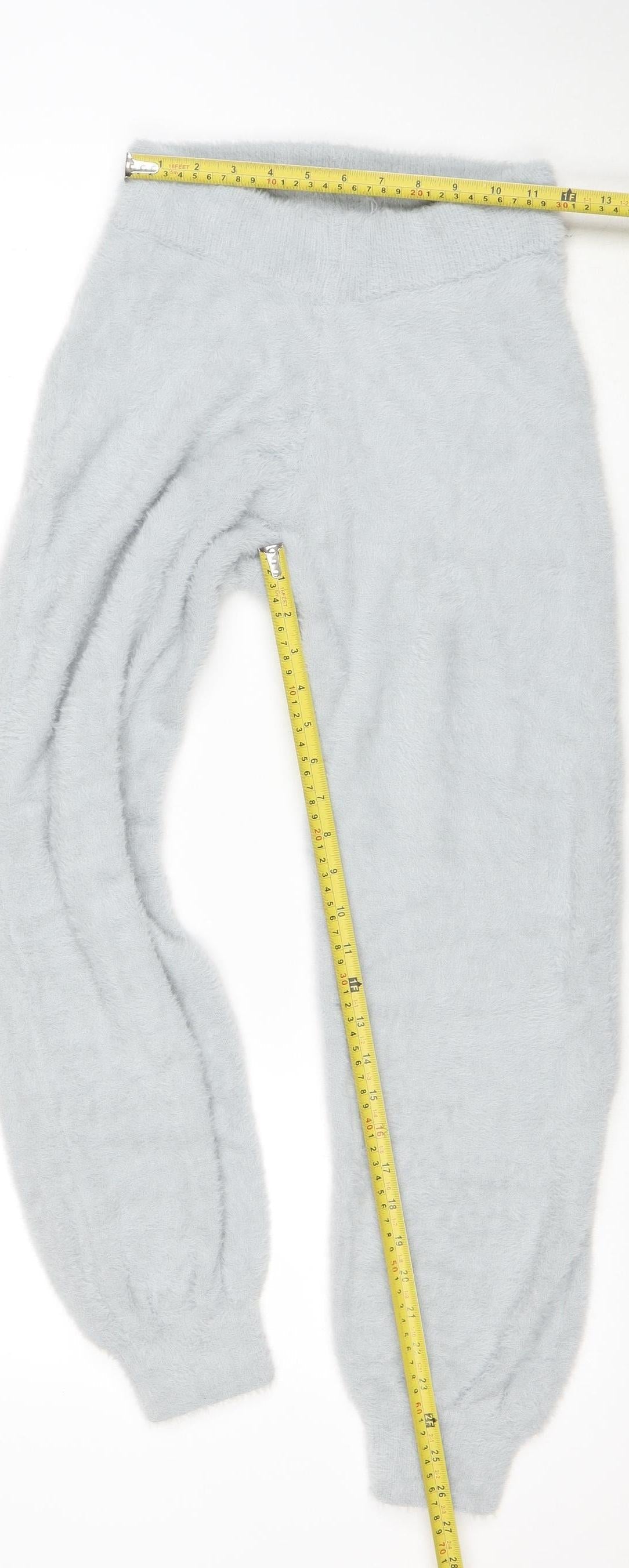 Marks and Spencer Women Grey Fleece Lounge Pants XS