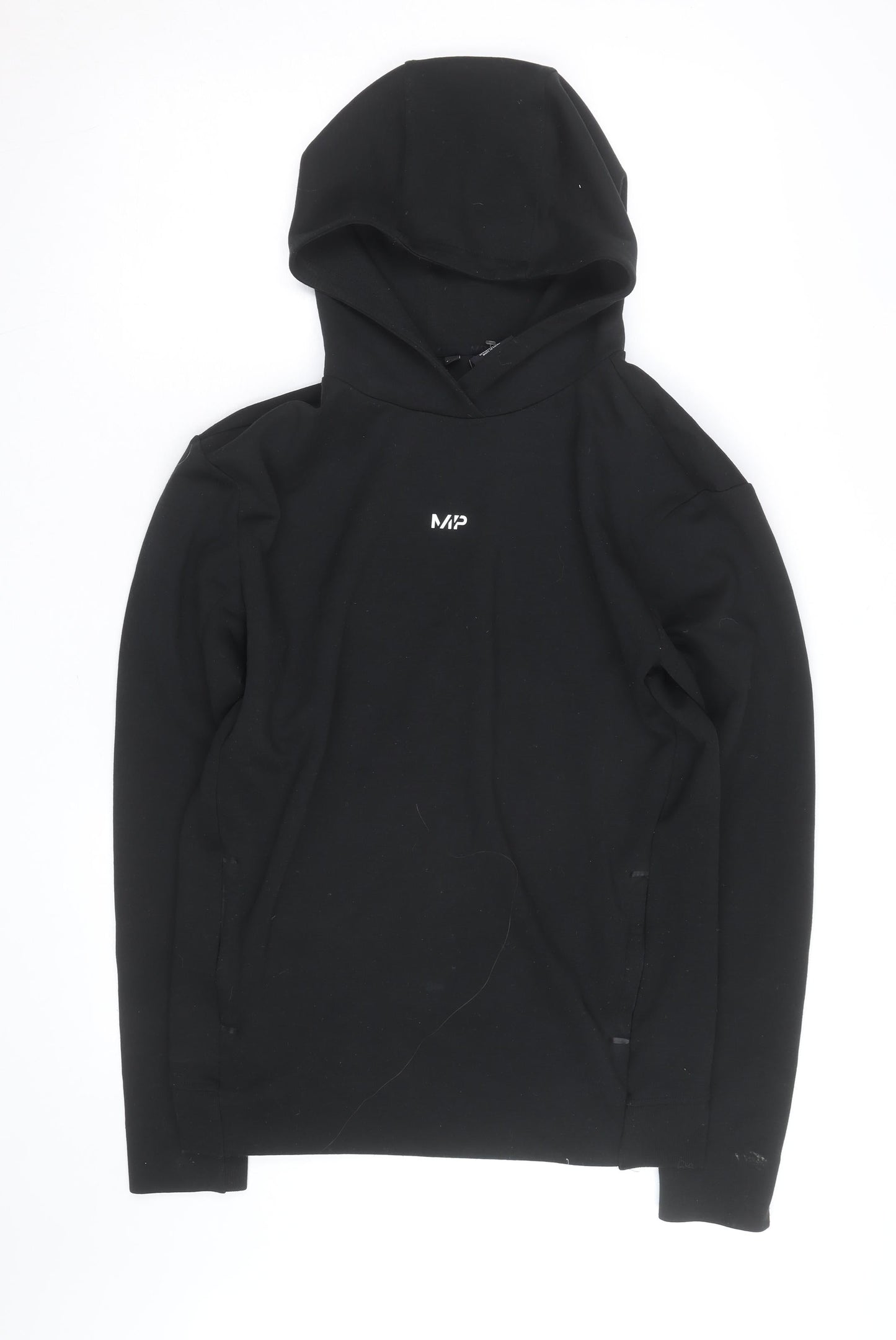 MP Men's Black Pullover Hoodie Size M Regular Fit Gym Wear