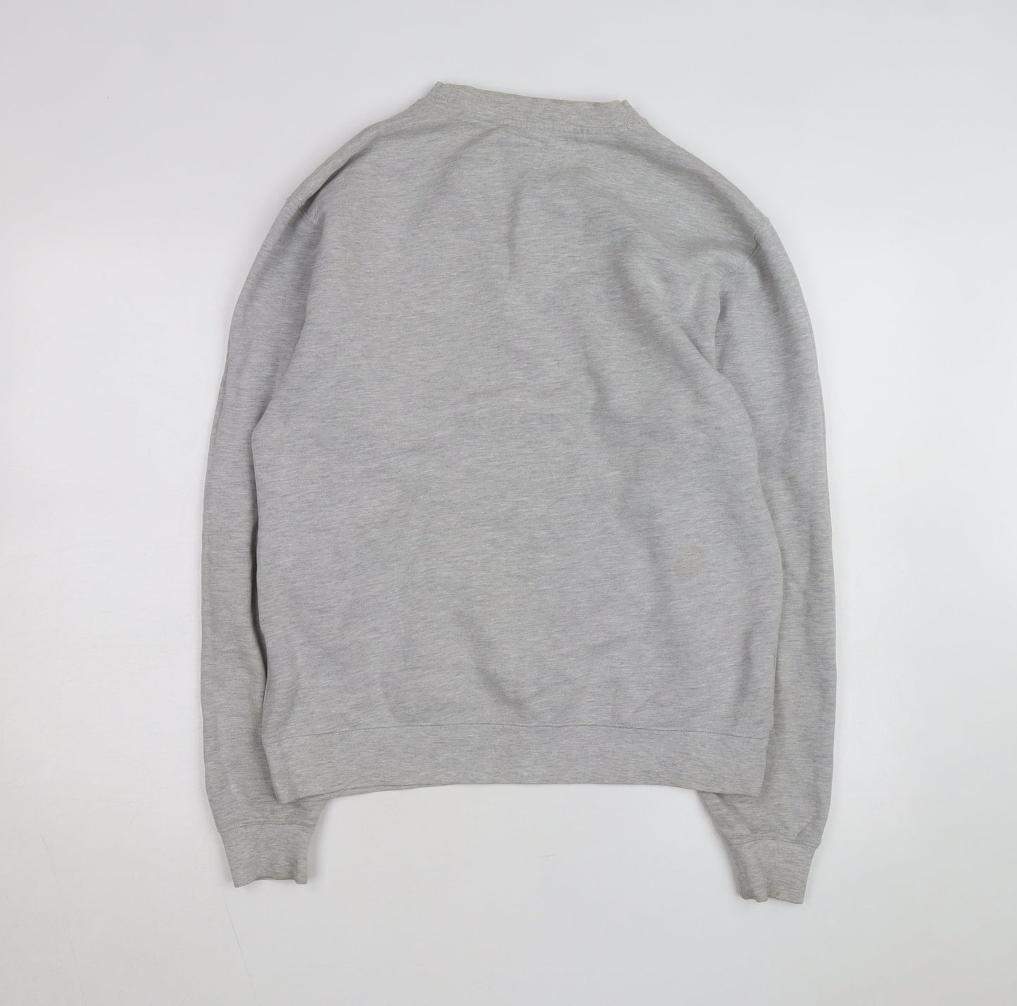 Obey Men's Grey Crew Neck Graphic Print Sweatshirt Size S