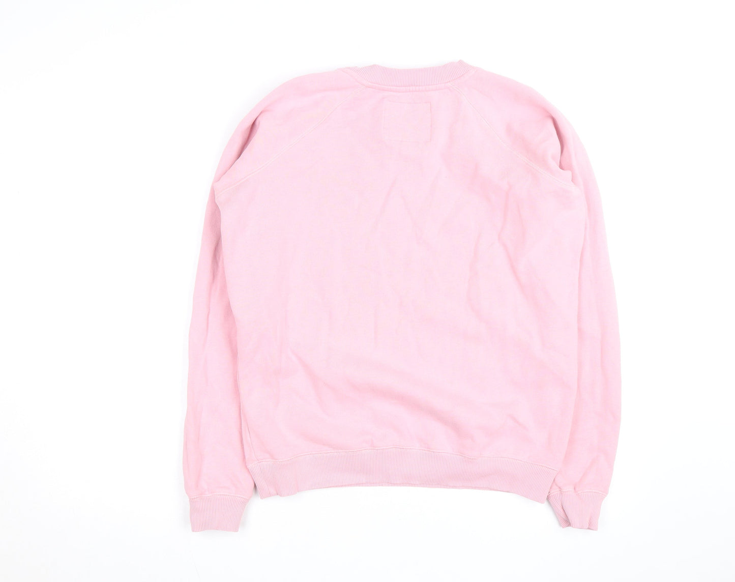 Jack Wills Women Pink Crew Neck Pullover Sweatshirt UK 10