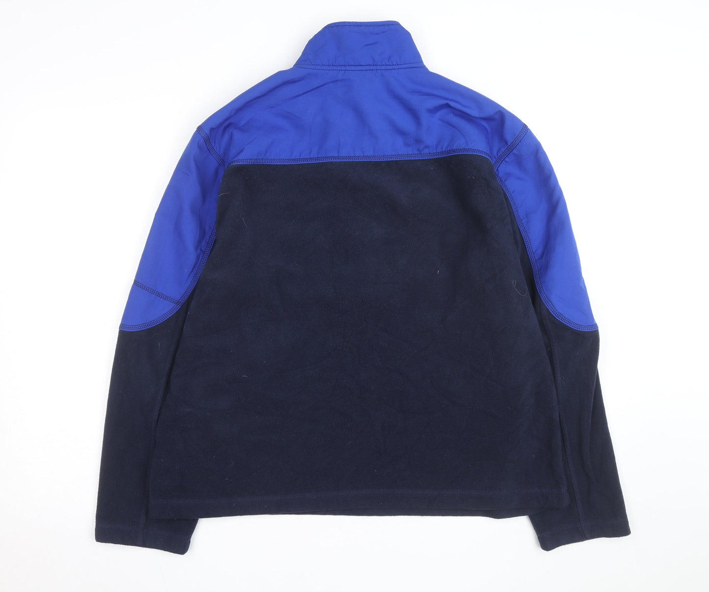 Starter Men's Blue 1/4 Zip Fleece Track Jacket Size L