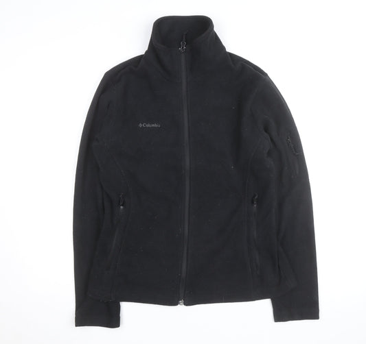 Columbia Women's Black Fleece Full Zip Activewear Jacket Size M