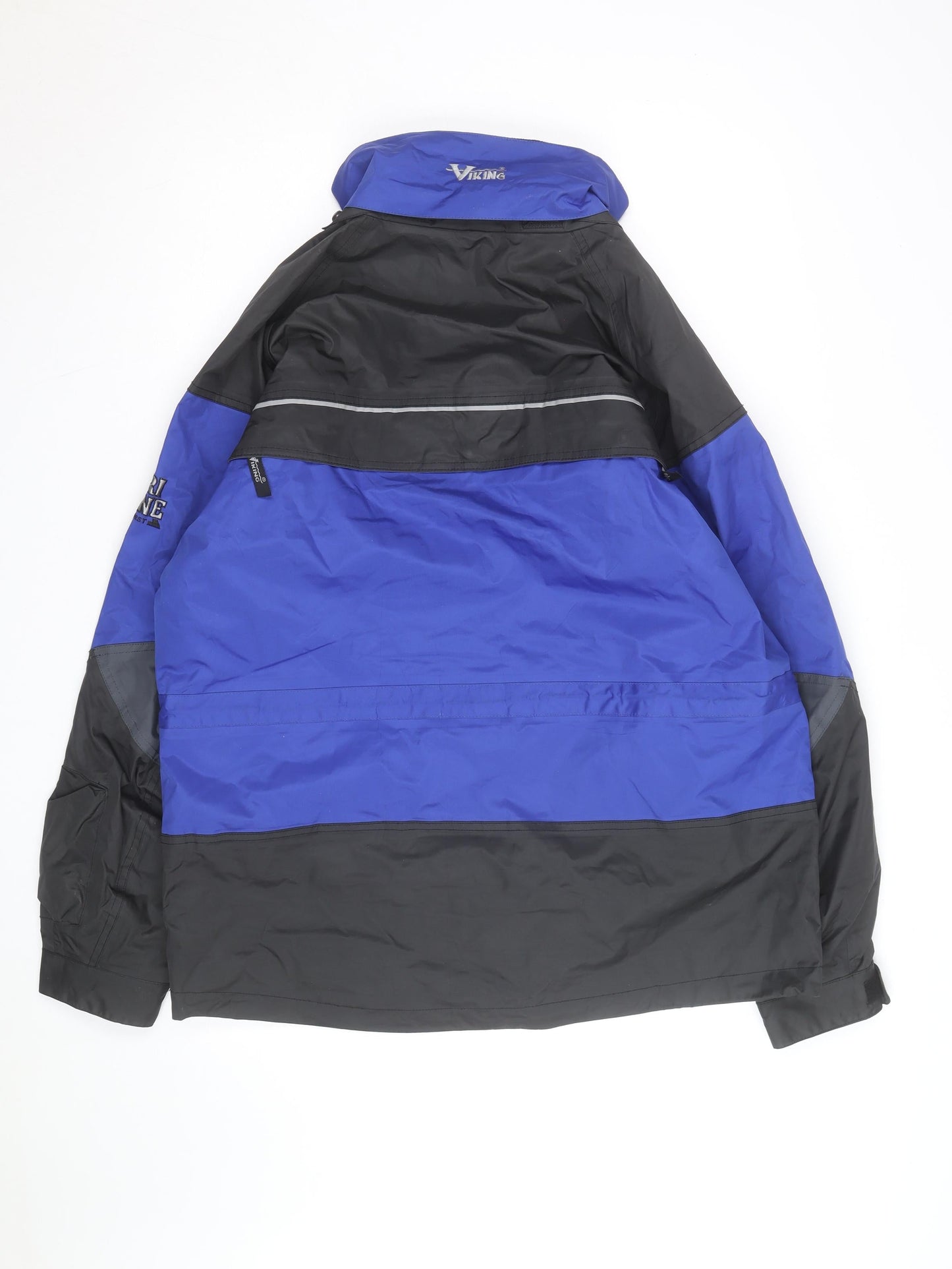 Viking Men's Blue Waterproof Hooded Winter Parka Jacket L