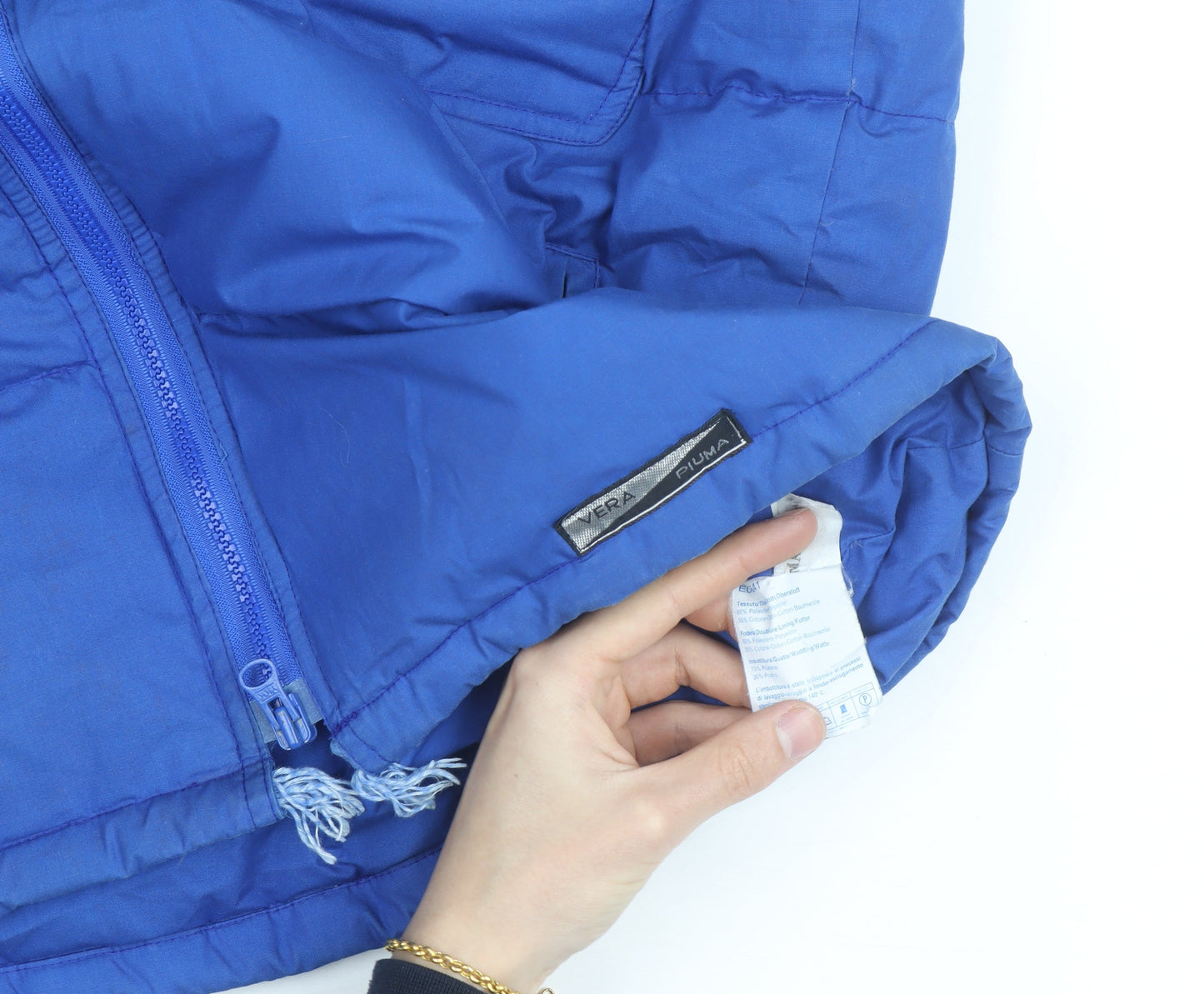 Stratos Mens Blue Puffer Waistcoat M Winter Outdoor Vest