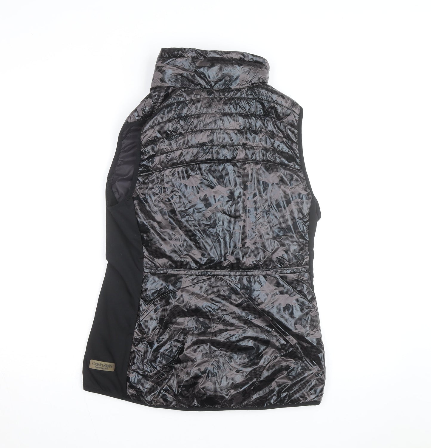Calvin Klein Men's Black Puffer Waistcoat S Lightweight Zip Vest