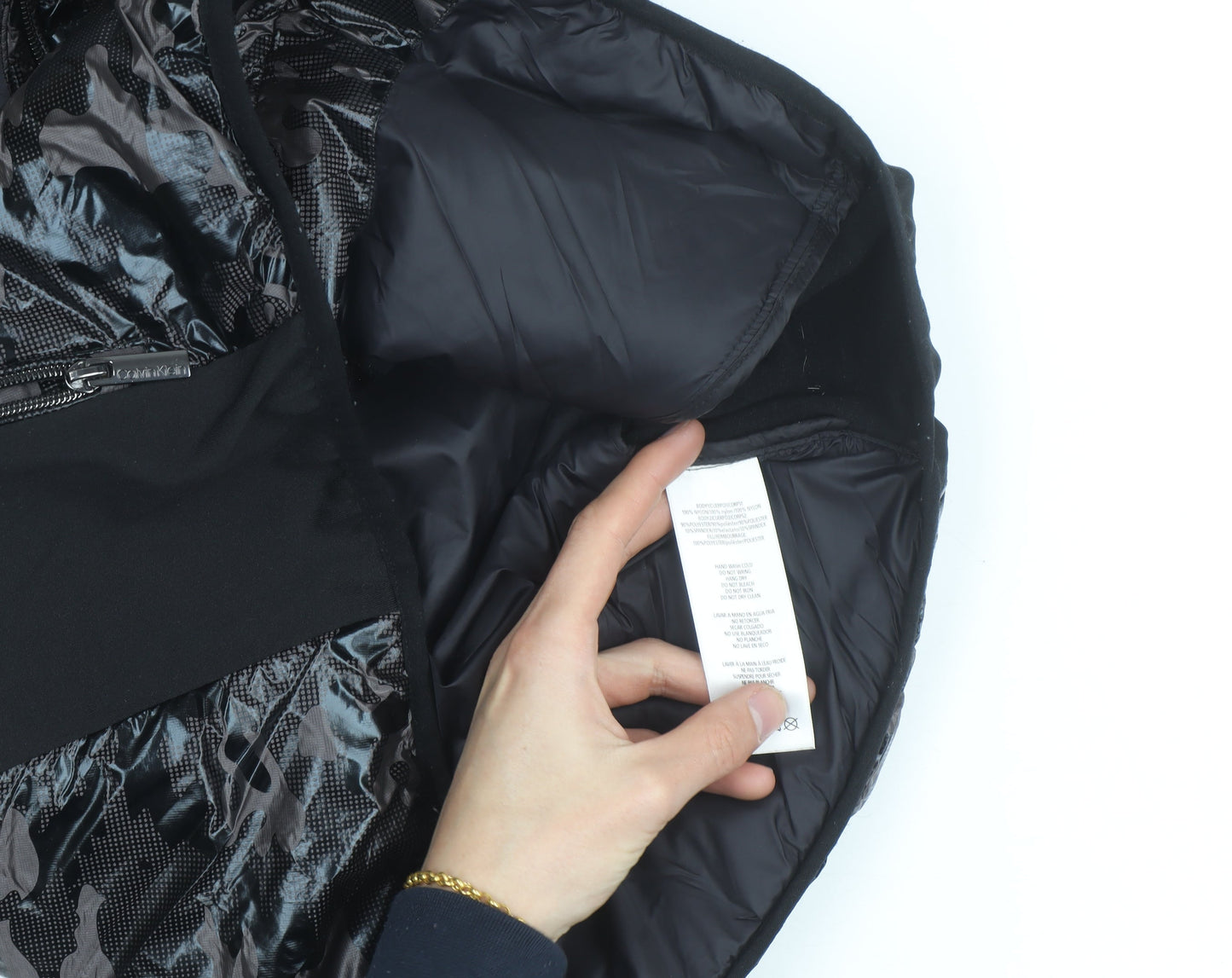 Calvin Klein Men's Black Puffer Waistcoat S Lightweight Zip Vest