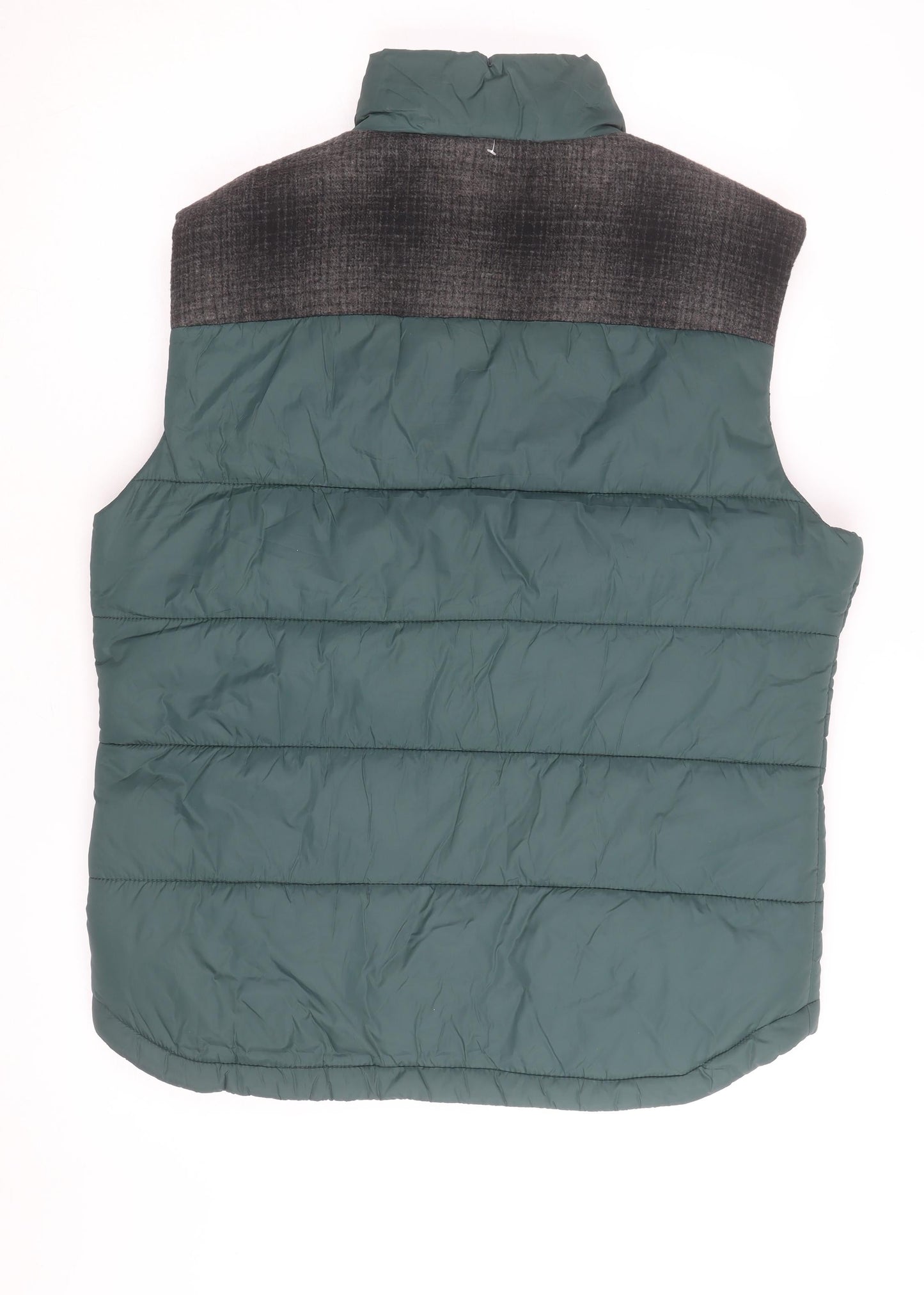 Kenneth Cole Reaction Men's Green Padded Bodywarmer Waistcoat Size L