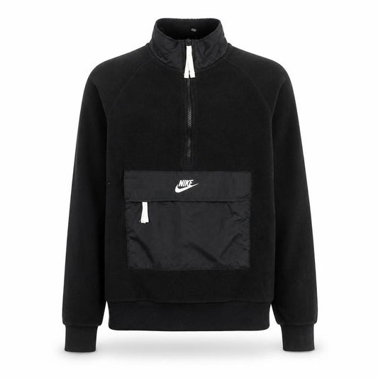 Nike Men's Black XS Fleece 1/2 Zip Pullover Sweatshirt