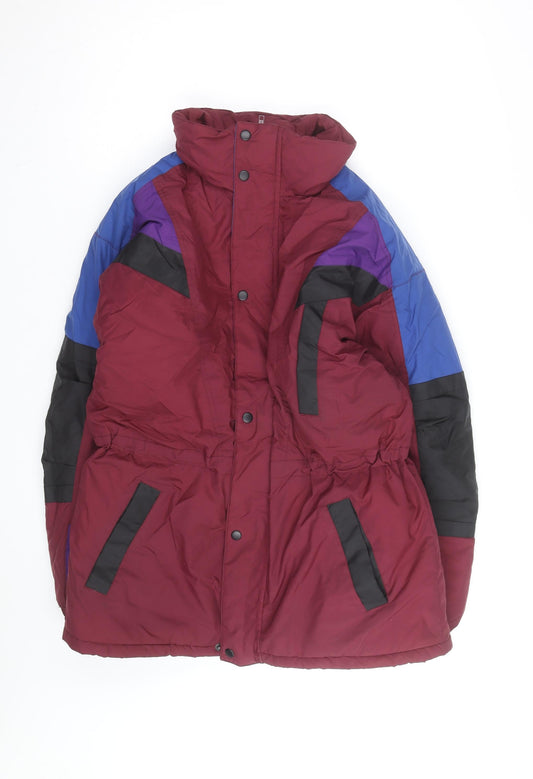 Apparatus Men's Multicoloured XL 80s Retro Puffer Jacket