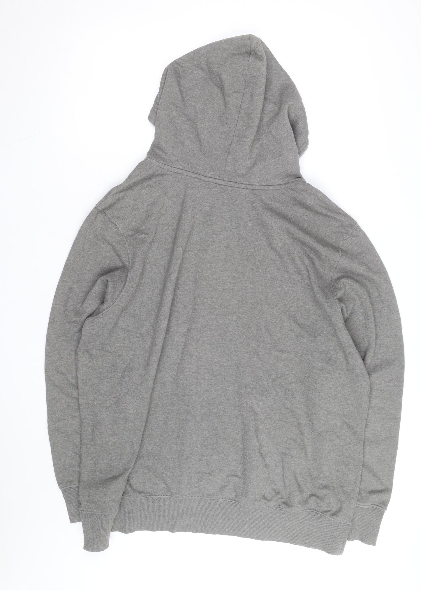 The North Face Men's Grey XL Pullover Hoodie with Logo Print