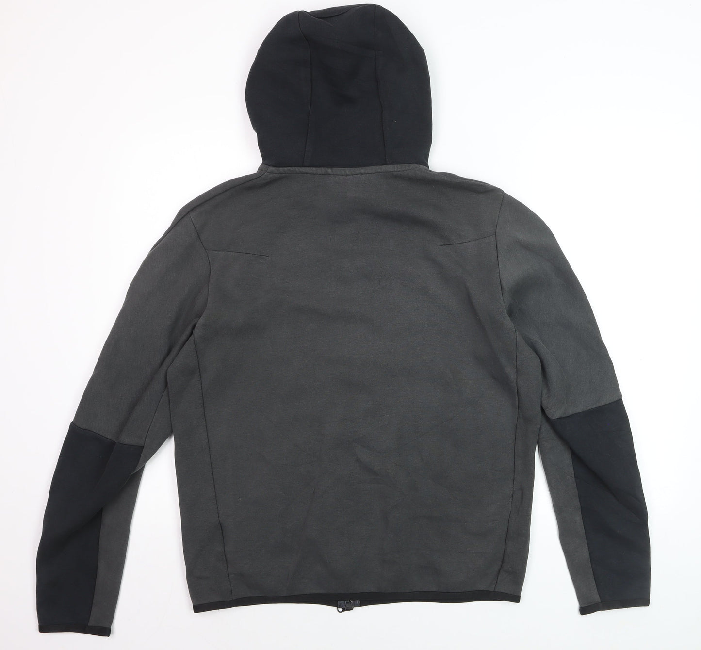 Nike Men's Grey Full Zip Hoodie M Sports Fleece Jacket