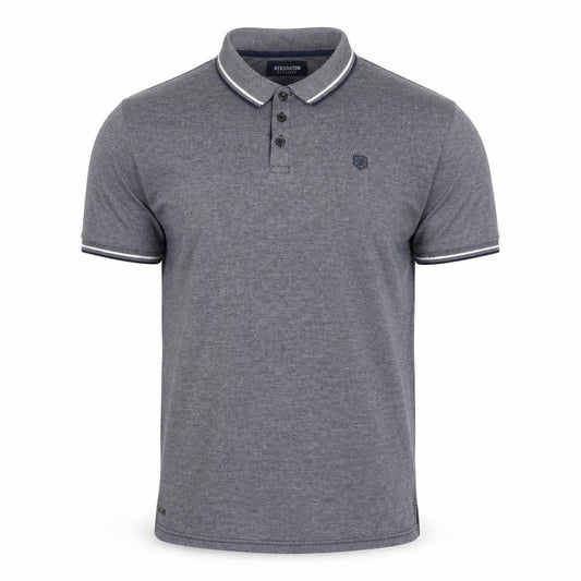 Kensington Eastside Men’s Grey Cotton Polo Shirt XL