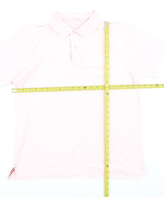 Boast Men's Pink Pima Cotton Polo Shirt Size L Classic Fit