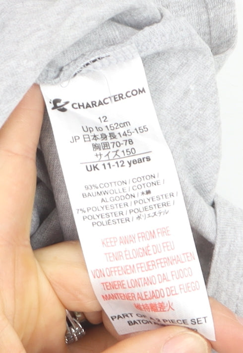 Character.com Boys Grey Among Us Graphic Cotton T-Shirt 11-12 Years