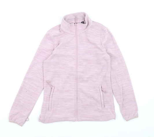Mountain Warehouse Women Pink Full Zip Fleece Jacket UK 8