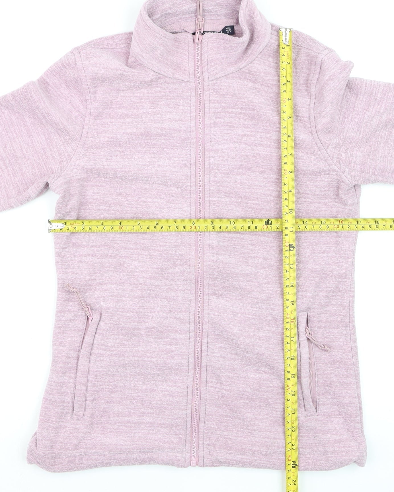 Mountain Warehouse Women Pink Full Zip Fleece Jacket UK 8
