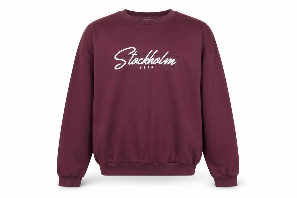 ASOS Men's Purple Stockholm 1990 Sweatshirt Size M Pullover Crew Neck
