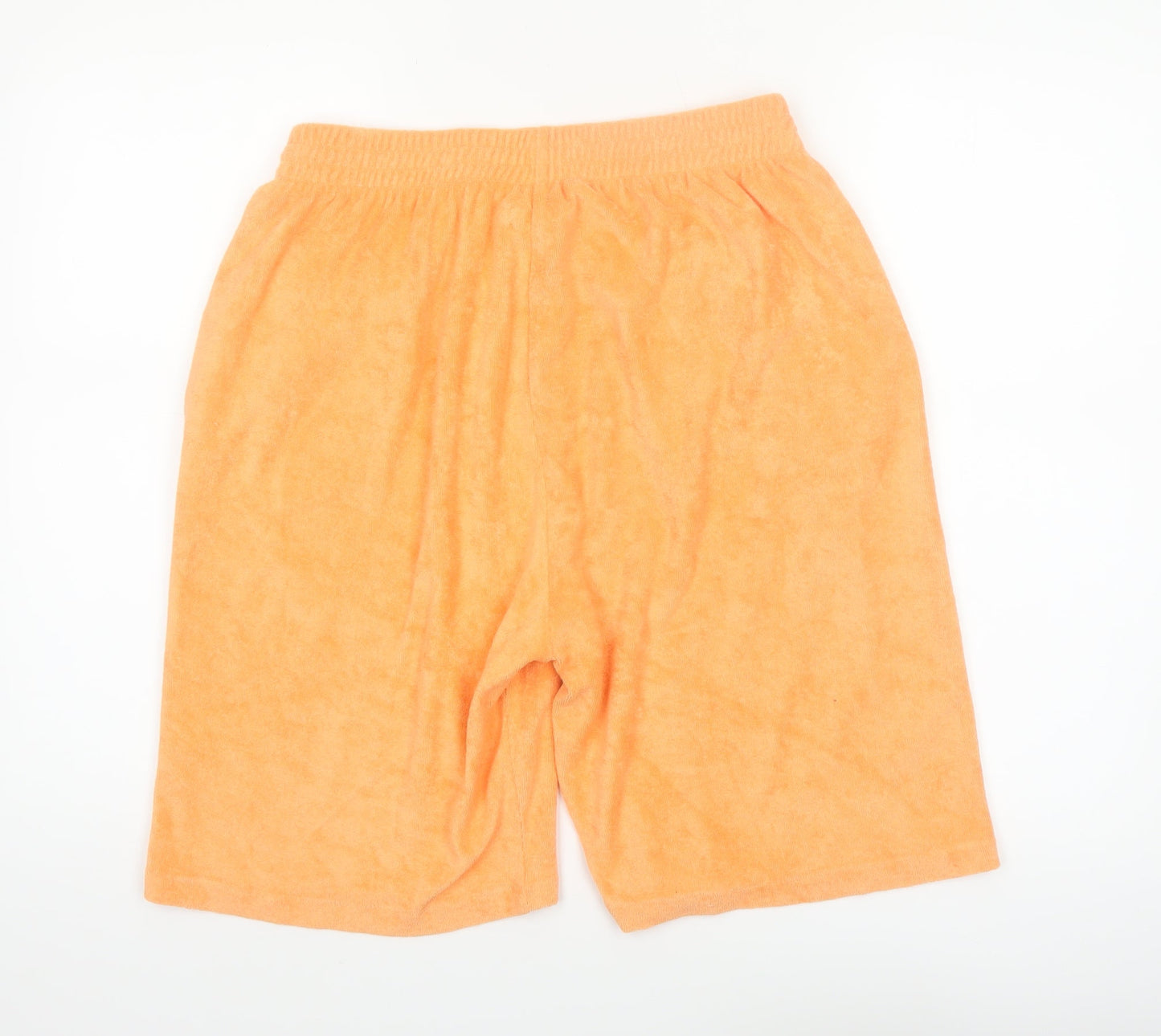 Pangaia Men's Orange Cotton Sweat Shorts Medium Casual Lightweight