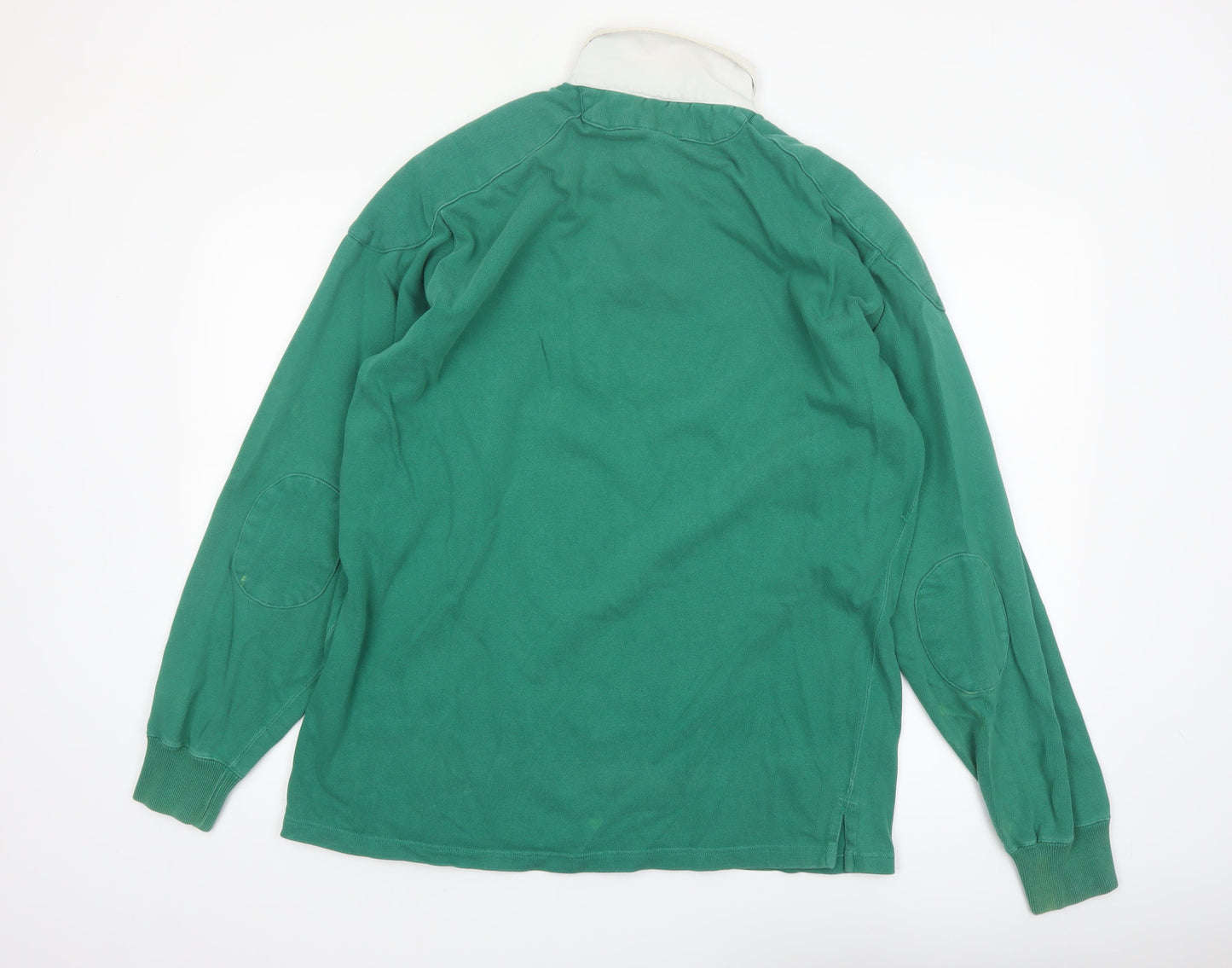 Polo Ralph Lauren Men's Green XL Long Sleeve Rugby Polo Shirt