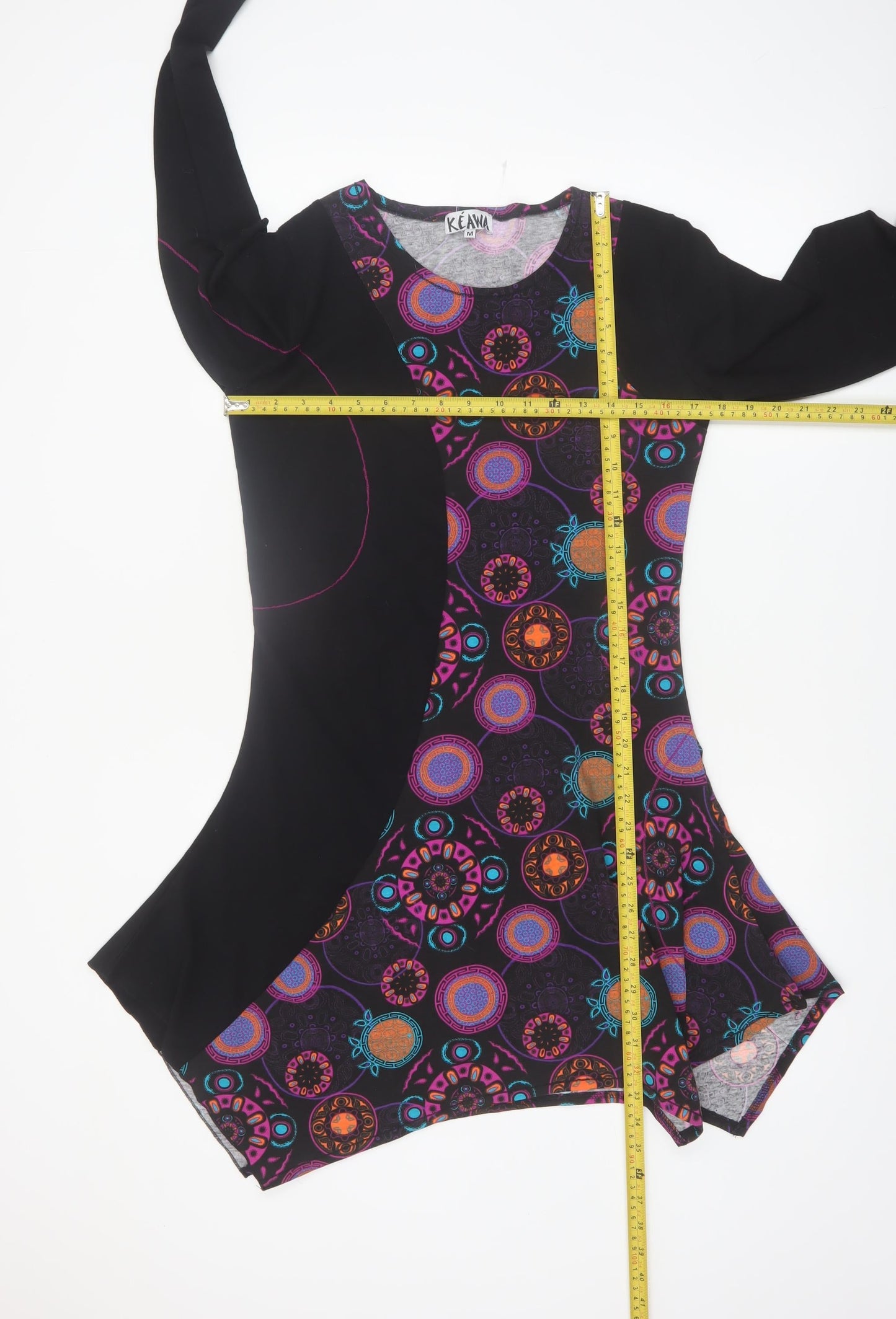 Kéawa Women’s Multicoloured Asymmetric Jersey Dress Size M