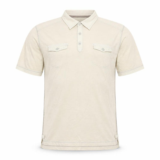 Marks and Spencer North Coast Beige Men's L Cotton Polo Shirt
