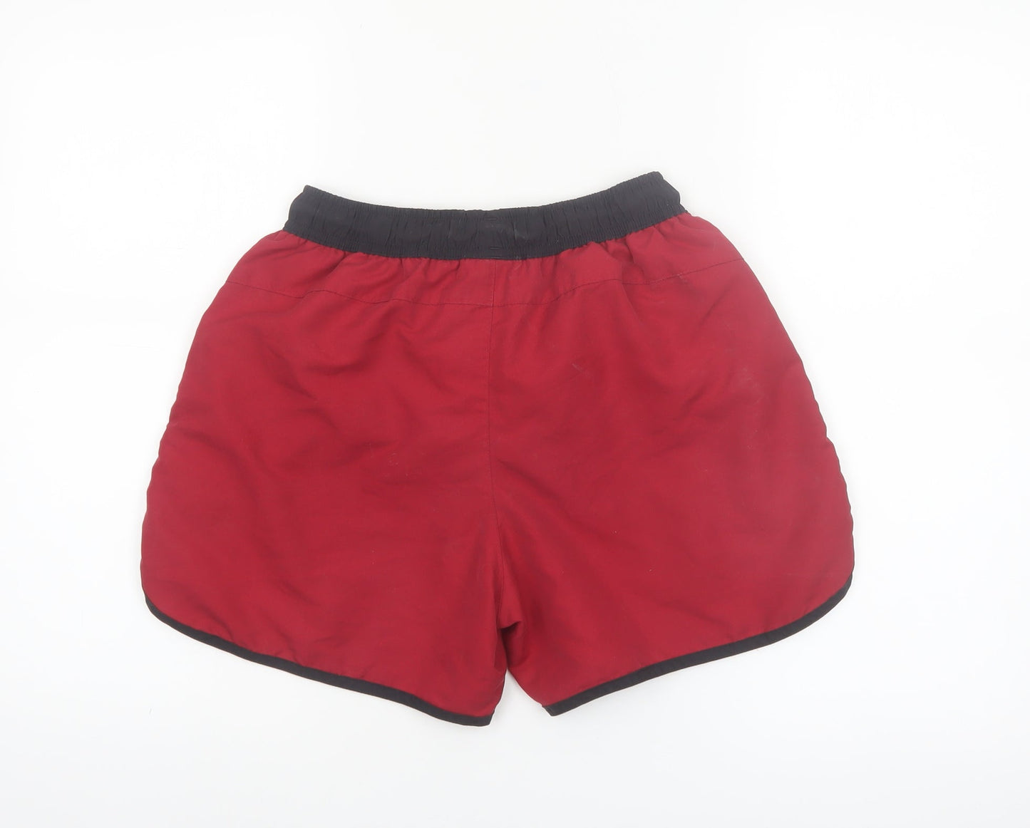 Reebok Men's Red Black Swim Shorts Size S Quick Dry Comfortable Fit