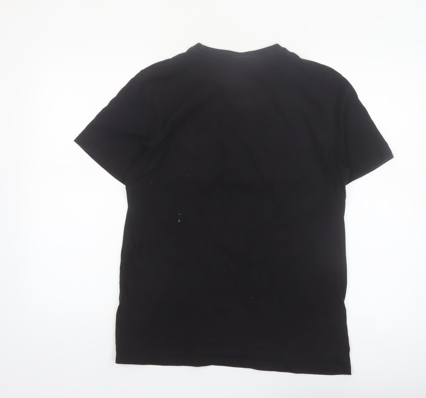 Closure London Men’s Black Graphic Logo T-Shirt Size M Cotton Crew Neck