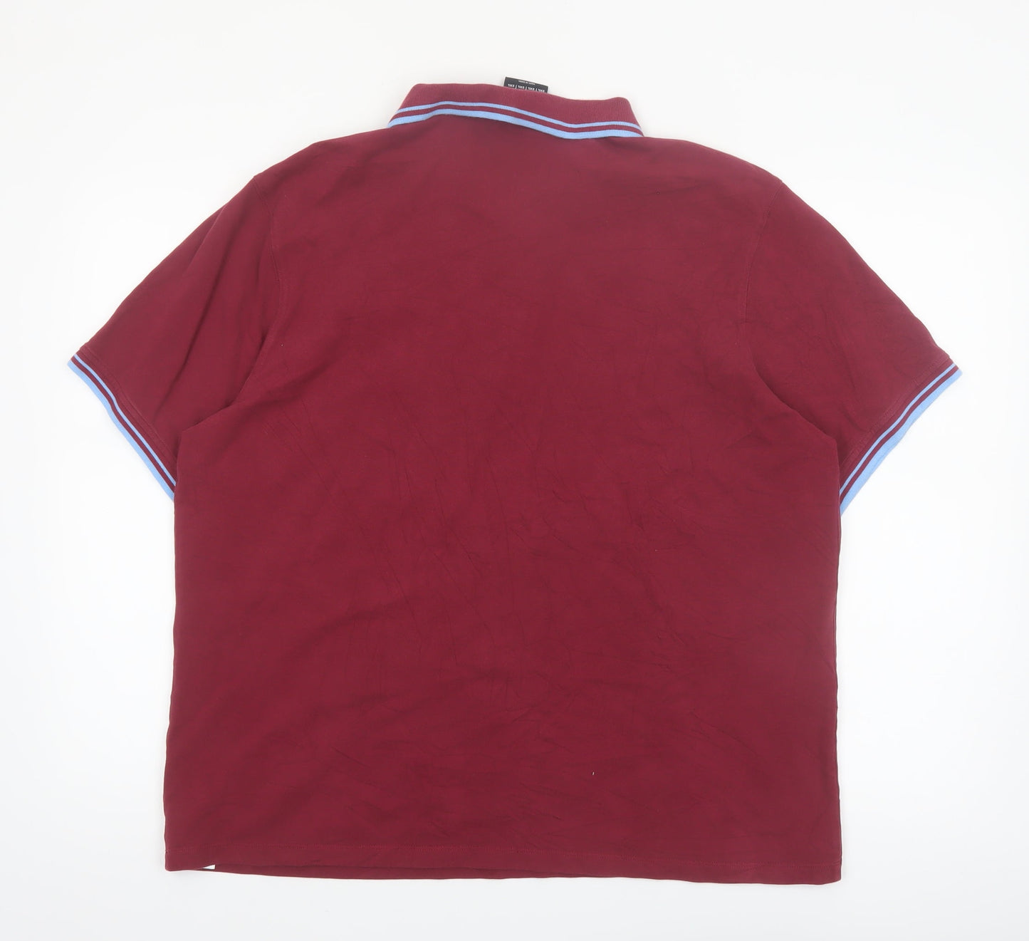 Fanatics Men’s 2XL Red Manchester City Polo Shirt Short Sleeve