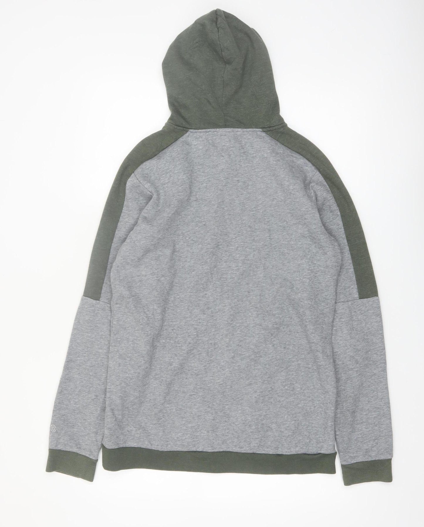 Champion Womens Grey Green Full Zip Hoodie XL 16-18 Casual Cotton Blend