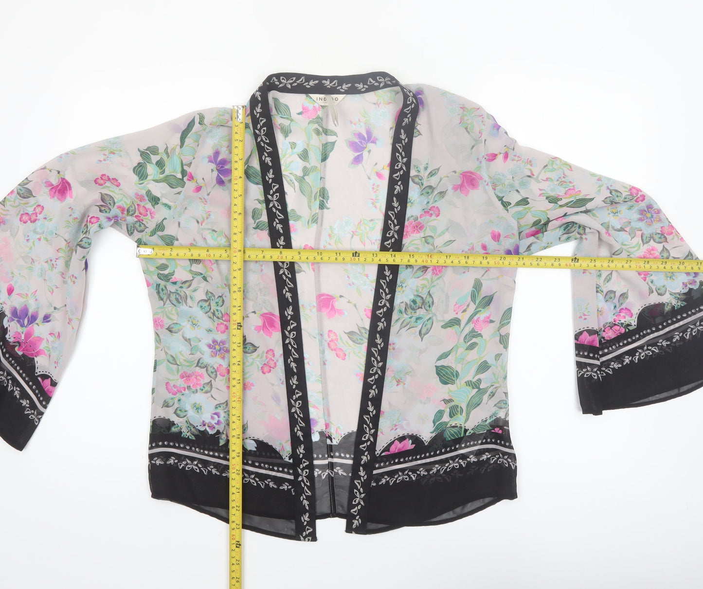 Marks and Spencer Women’s Multicoloured Floral Sheer Beach Cover Up Size 12