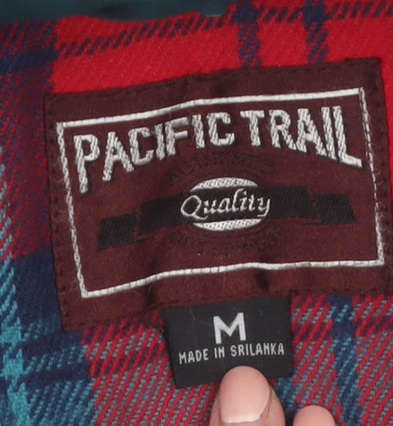 Pacific Trail Men's Green M Parka Jacket Hooded Outdoor Lined