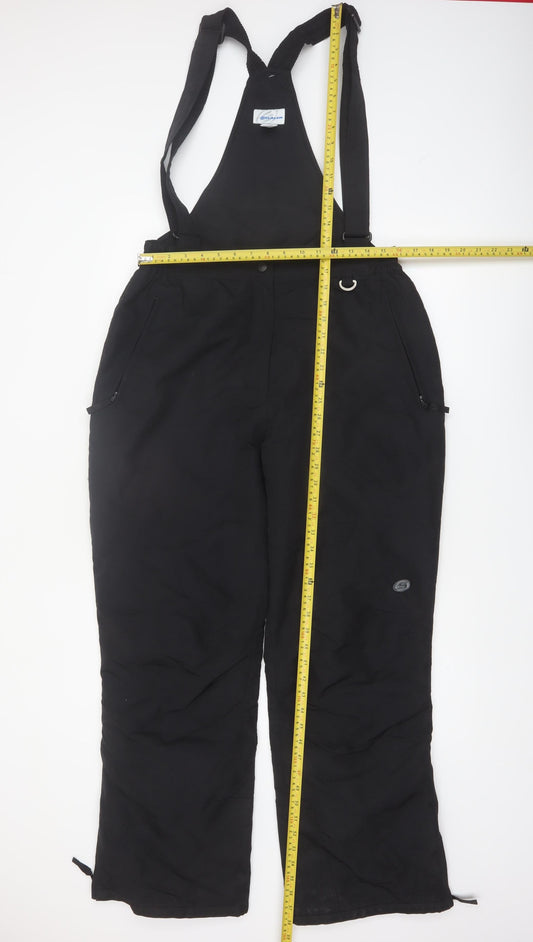 Slalom Men's Black Insulated Waterproof Snow Pants L