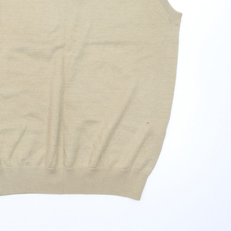 Additional view of Peater Field Men's Beige V-Neck Sleeveless Knit Vest, size L