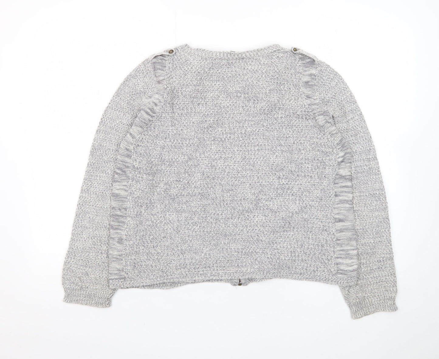Marks and Spencer Women’s Grey Full Zip Knit Cardigan Size 12