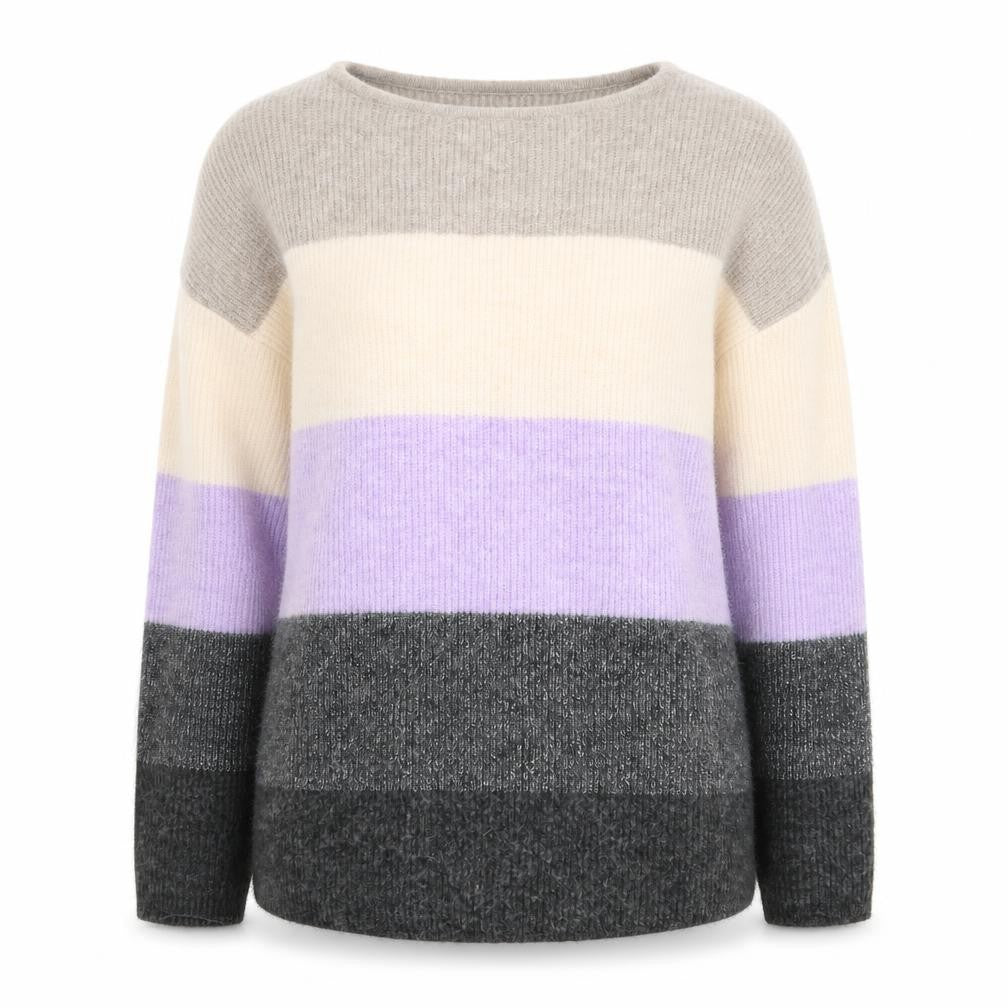 Mint Velvet Women's Multicoloured Striped Knit Pullover Jumper XS