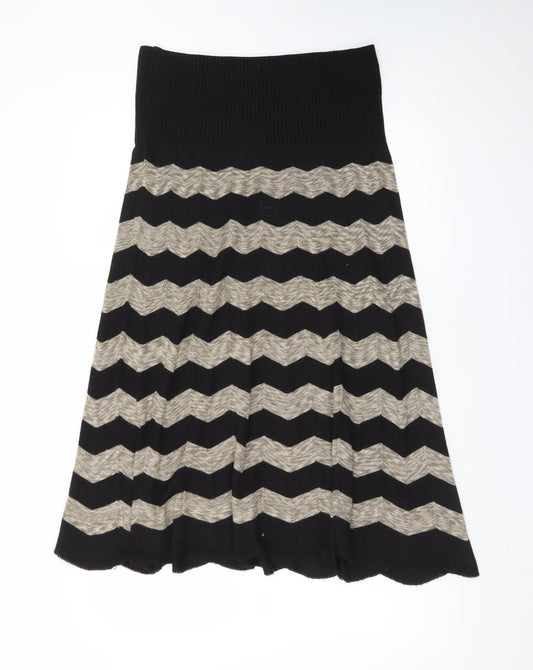Marks and Spencer Per Una Women’s Black Size 14 A-Line Knit Skirt