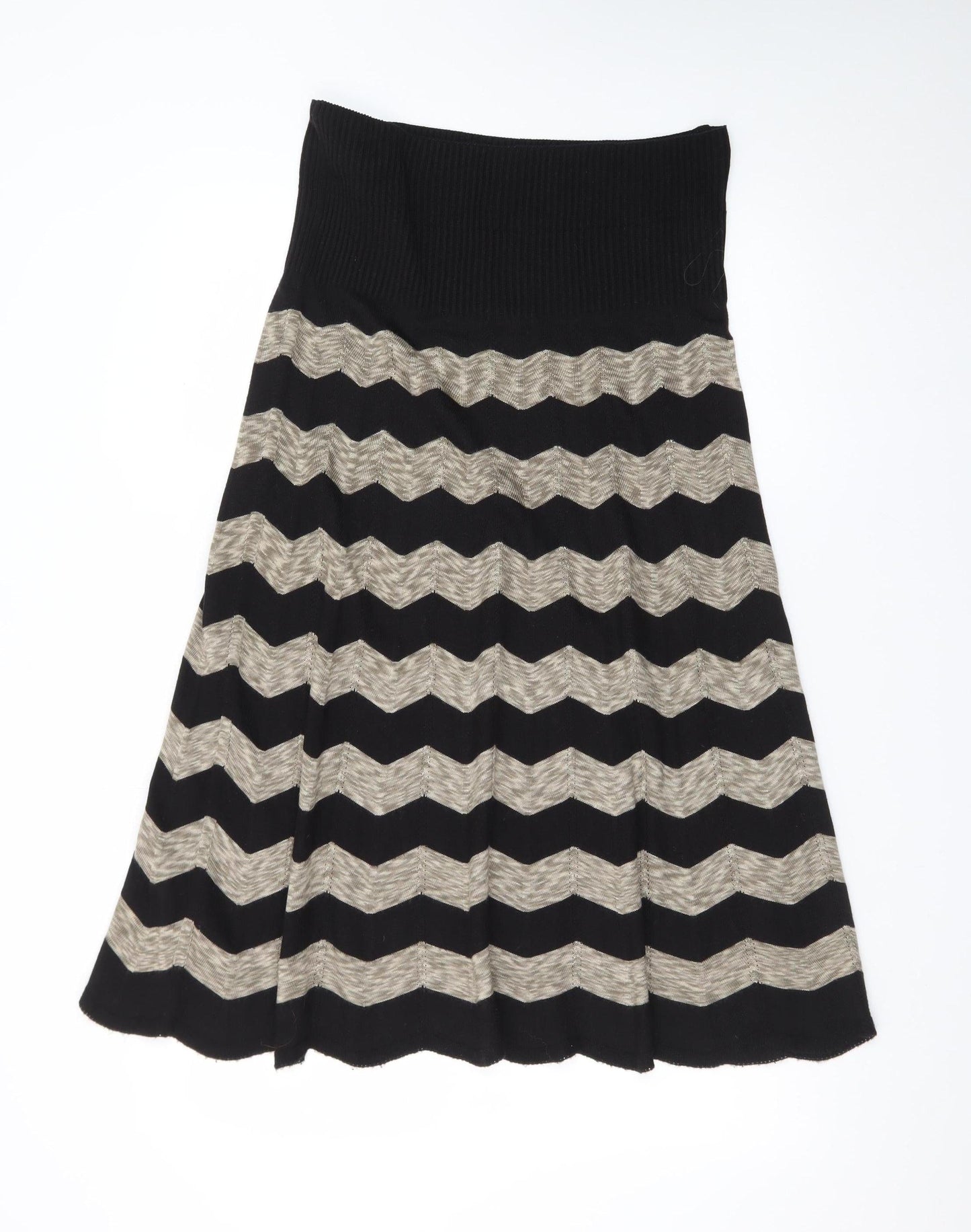 Marks and Spencer Per Una Women’s Black Size 14 A-Line Knit Skirt