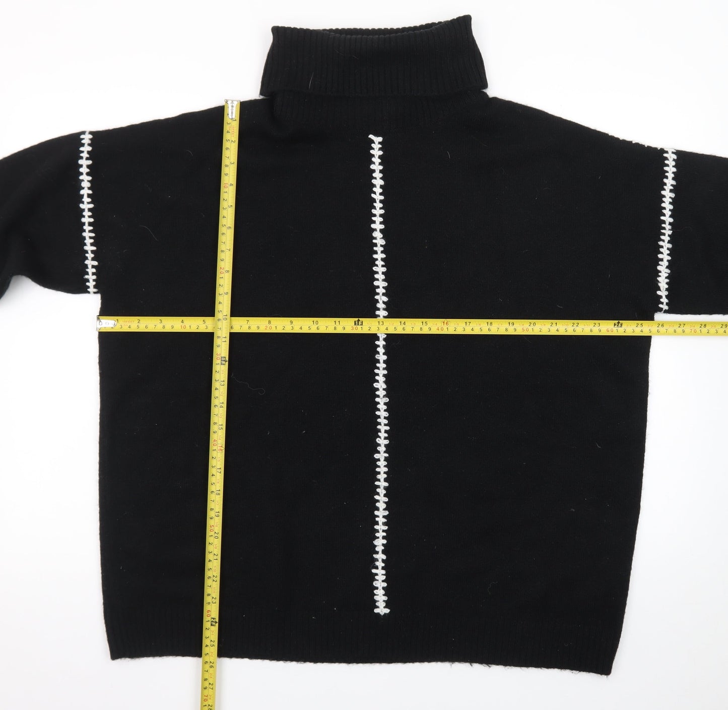Wallis Womens Black Roll Neck Long Sleeve Jumper Size L