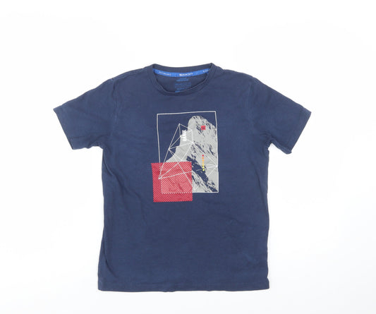 Trespass Boys Blue Quick Dry Graphic Print T-Shirt 11-12 Years