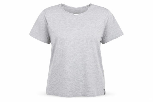 Superdry Womens Grey Cotton Basic T-Shirt Size 8