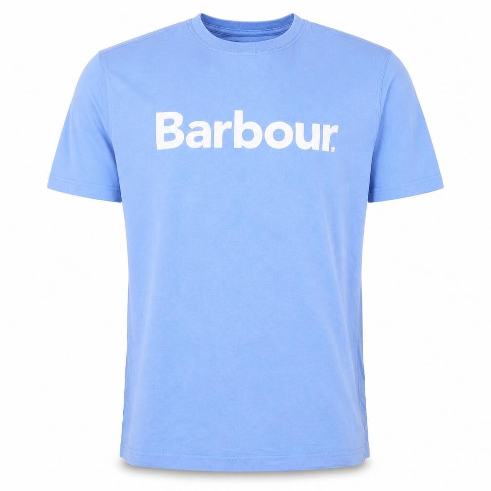Barbour Men's Blue Cotton Logo Slim Fit T-Shirt Size S