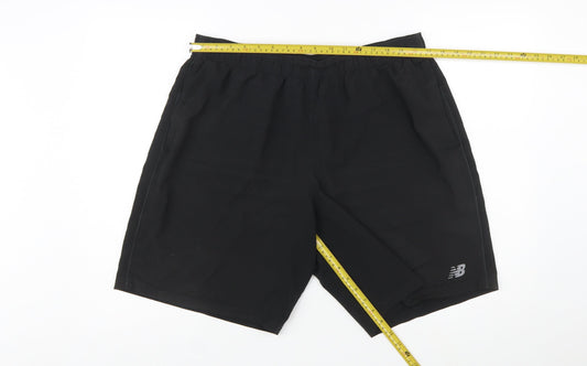 New Balance Men's Black XL Athletic Gym Training Shorts