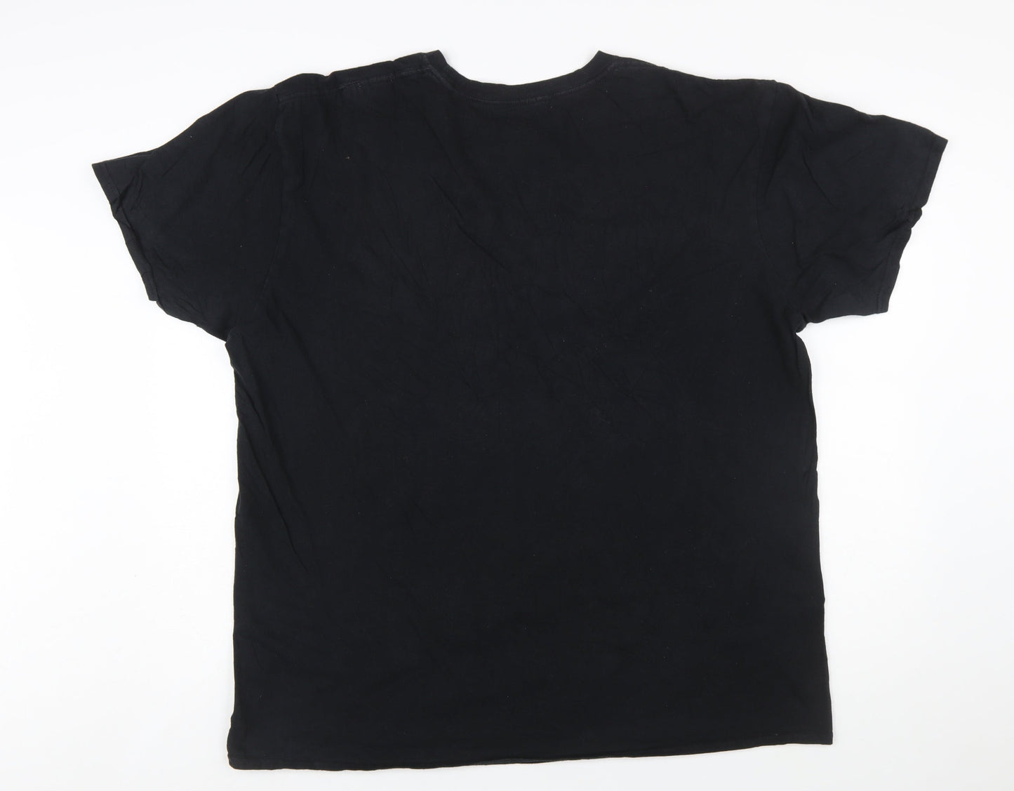 Xplosive Ape Men's Black 2XL Cotton Graphic Gym T-Shirt