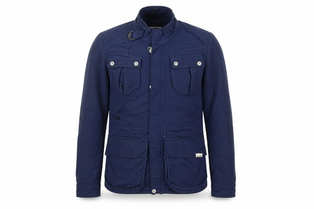 G-Star RAW Blue Military Style Softshell Jacket Unisex Adults S