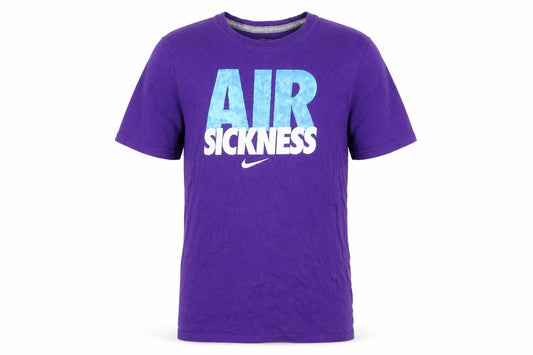 Nike Boys Purple Air Sickness Graphic Athletic T-Shirt 12-13 Years