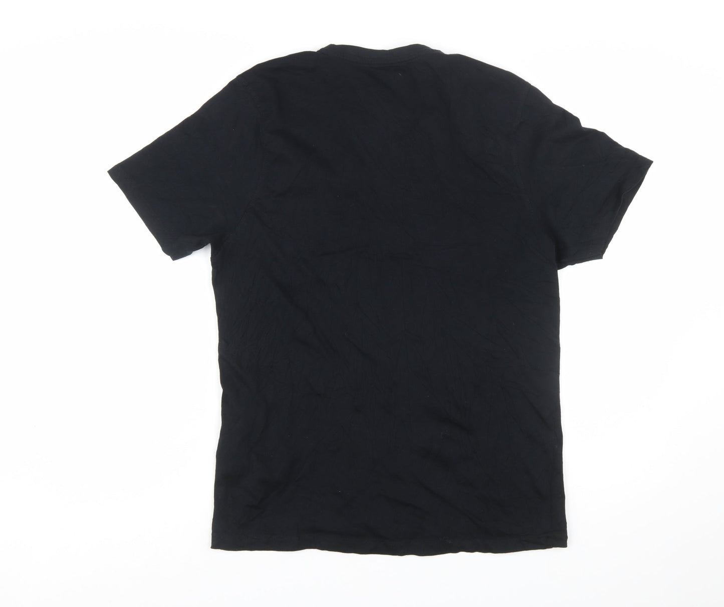 883 Police Men's Black Short Sleeve Crew Neck Cotton T-Shirt Medium