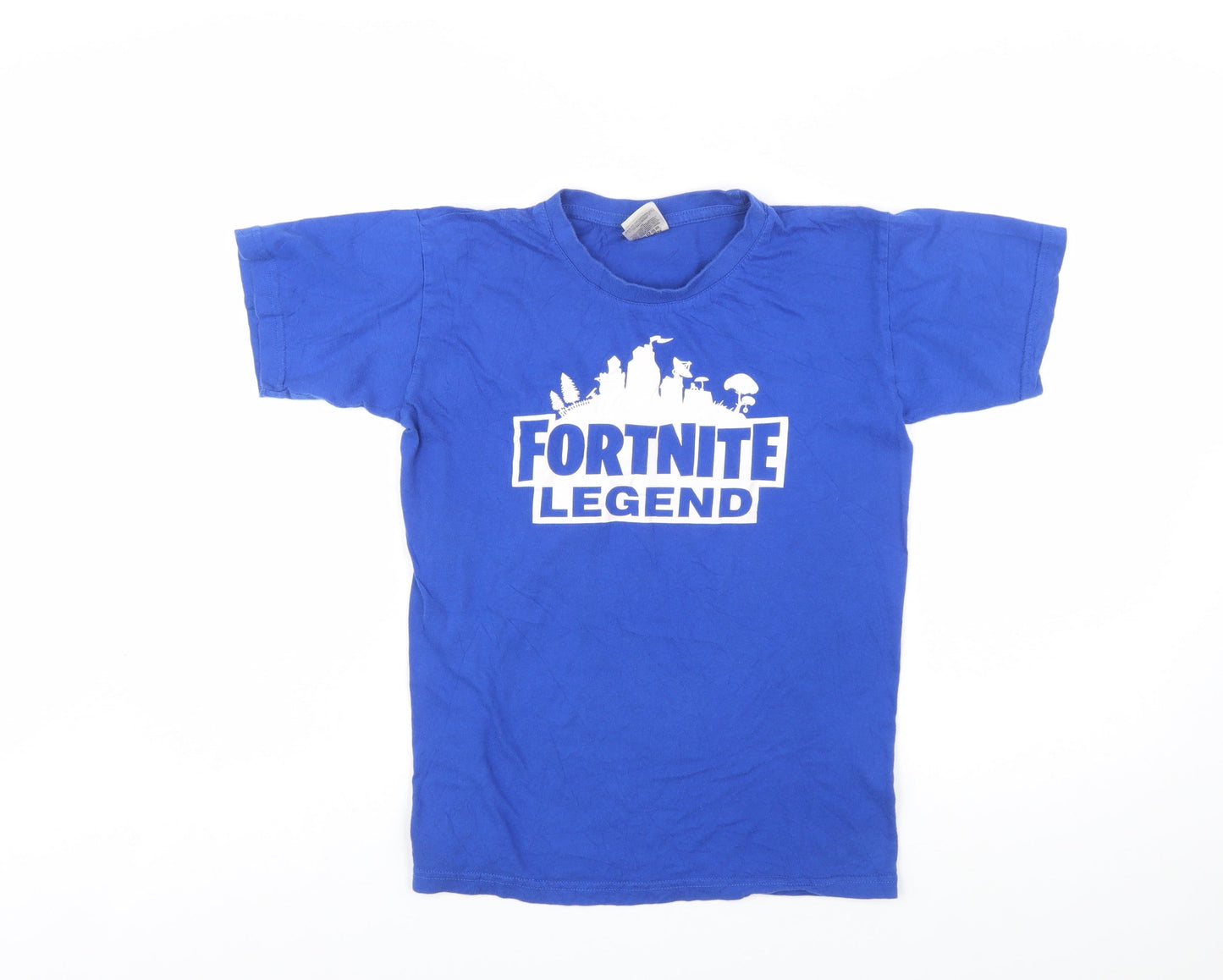 B&C Collection Boys Blue Fortnite Legend T-Shirt 12-14 Years Cotton Short Sleeve