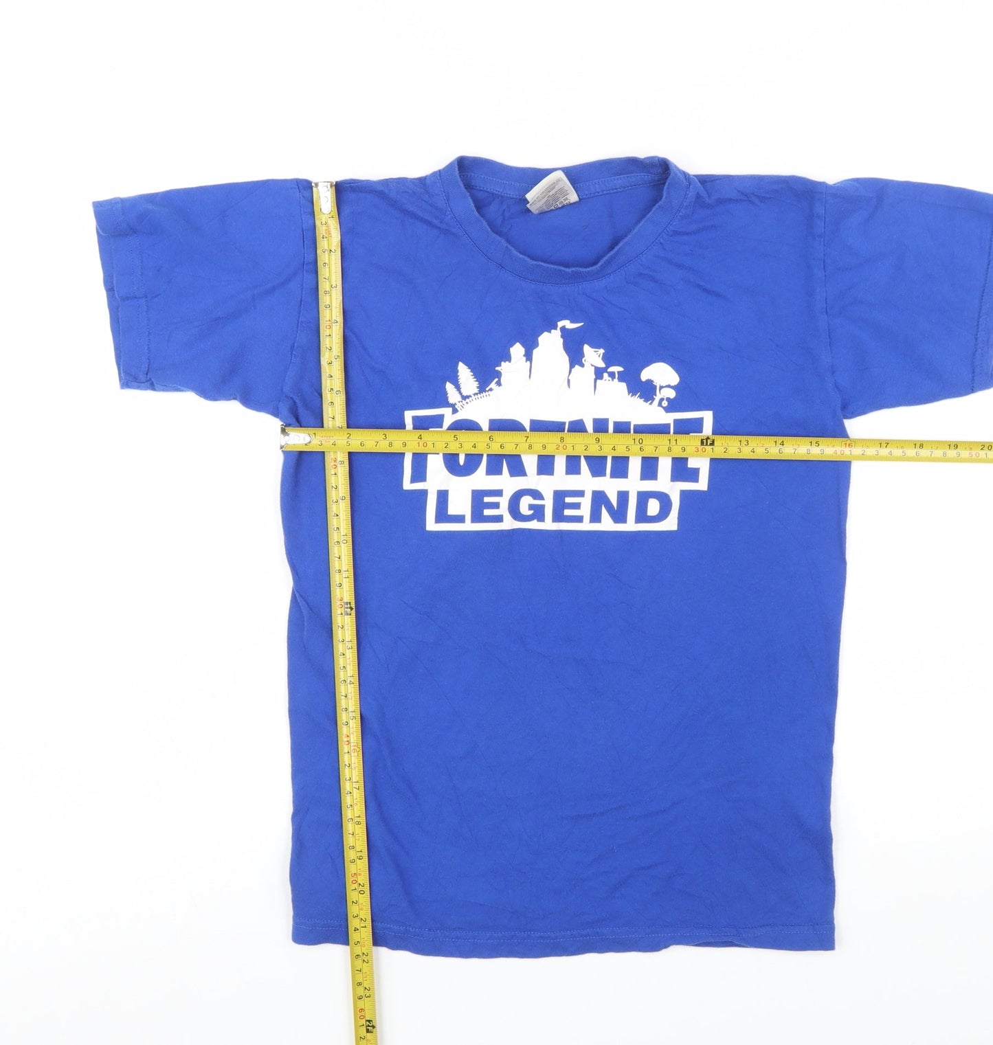 B&C Collection Boys Blue Fortnite Legend T-Shirt 12-14 Years Cotton Short Sleeve