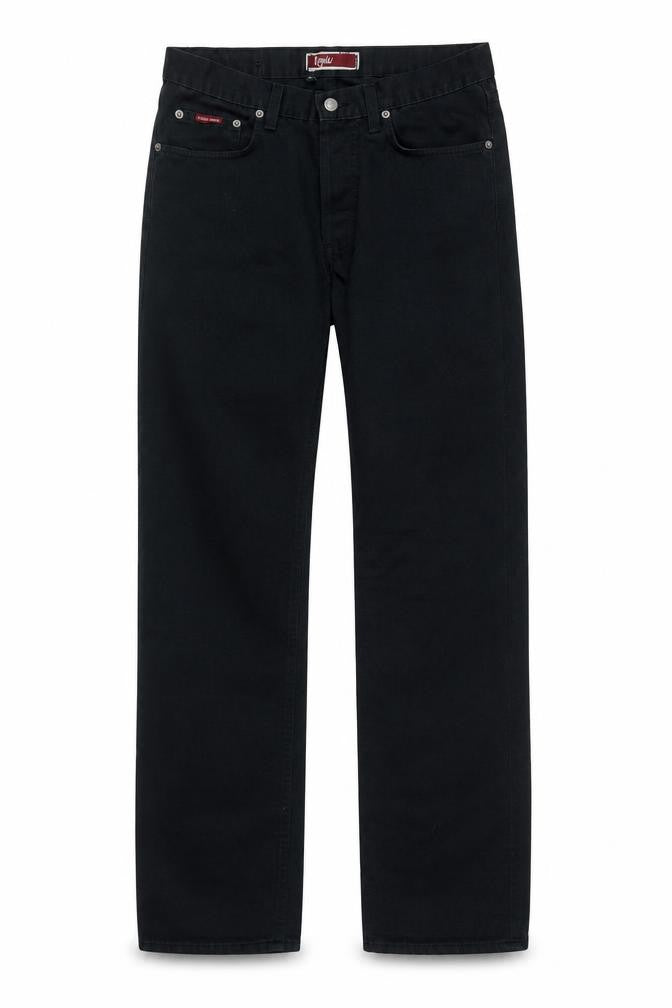 Teddy Smith Womens Black Size 32 Straight Leg Jeans