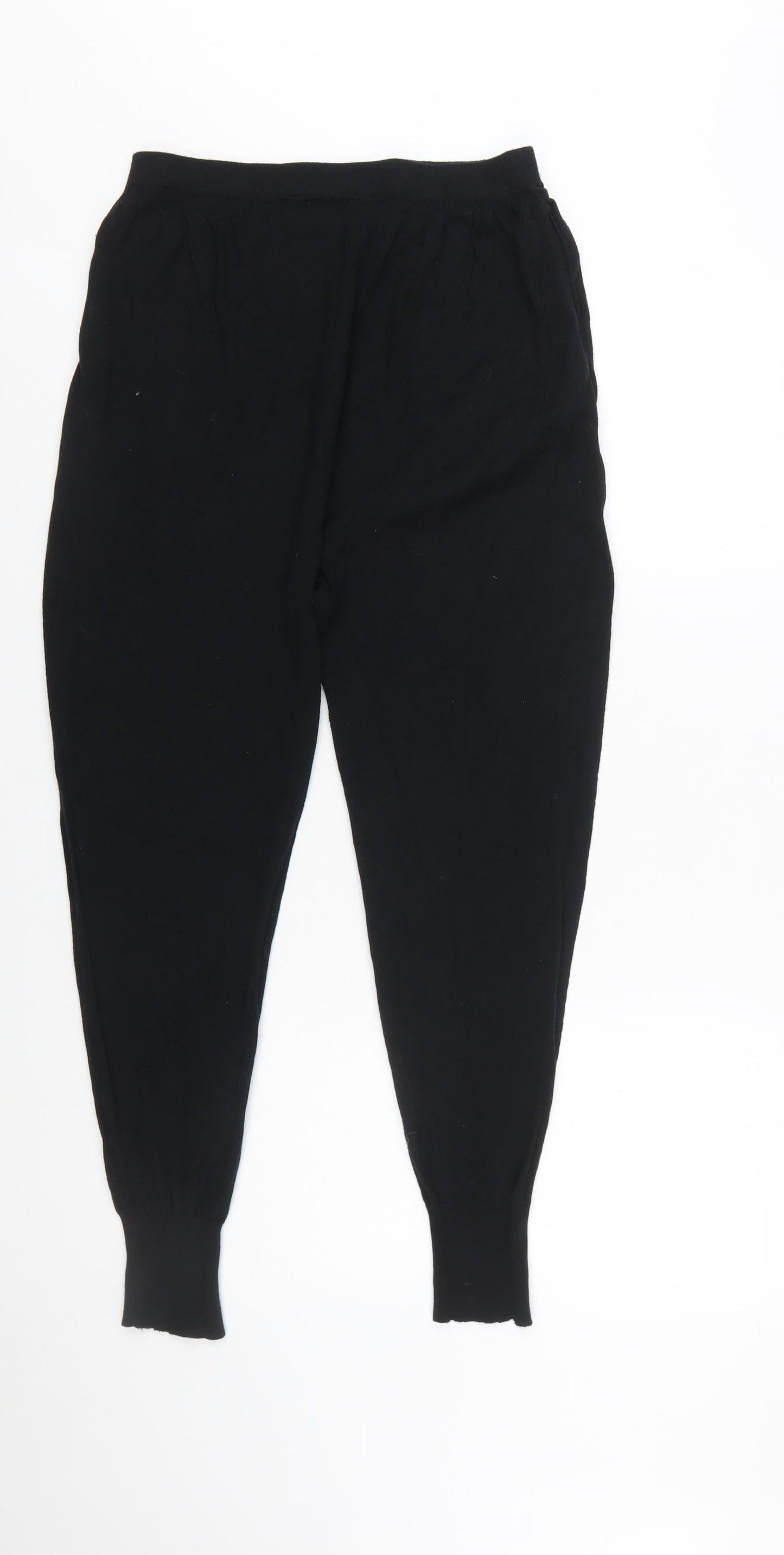 John Smedley Women's Black Cotton Leggings Size S